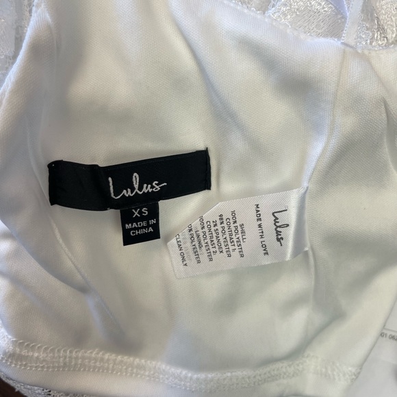 Lulu's White Lace Bralette Crop Top - Picture 7 of 9